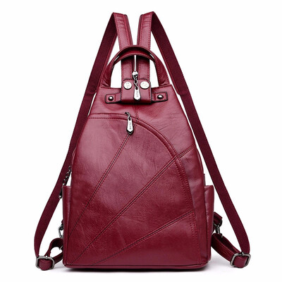 Soft PU Leather Backpacks Female Multifunctional Anti Thief Backpack Waterproof Bagpack Women Vintage Large Capacity Back Pack
Soft PU Leather Backpacks Female Multifunctional Anti Thief Backpack Waterproof Bagpack Women Vintage Large Capacity Back Pack