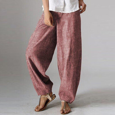 Tailored Womens Full Length Pants Cotton High Waist Solid Color Trousers Ladies Pants
Tailored Womens Full Length Pants Cotton High Waist Solid Color Trousers Ladies Pants