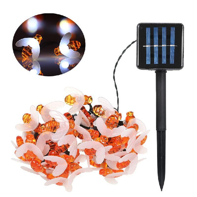 Solar Powered Garden String Light 7m2297ft 50 Beads Honey Bee Fairy String Lights IP65 Water-resistant Outdoor Hanging Lighting
Solar Powered Garden String Light 7m2297ft 50 Beads Honey Bee Fairy String Lights IP65 Water-resistant Outdoor Hanging Lighting