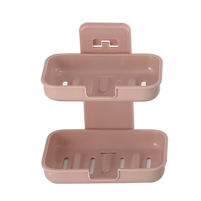 Soap Box Bathroom Soap Tray Household Plastic Soap Holder Double Wall-Mounted Drain Soap Box
Soap Box Bathroom Soap Tray Household Plastic Soap Holder Double Wall-Mounted Drain Soap Box