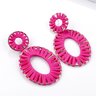 Flashbuy Handmade Rattan Boho Style Drop Dangle Earrings For Women Vintage Geometry Rafite Earring Wholesale Earrings Jewelry
Flashbuy Handmade Rattan Boho Style Drop Dangle Earrings For Women Vintage Geometry Rafite Earring Wholesale Earrings Jewelry