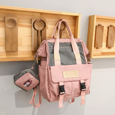 Sen simple shoulder bag female Korean fashion travel backpack large capacity college wind student high school student bag
Sen simple shoulder bag female Korean fashion travel backpack large capacity college wind student high school student bag