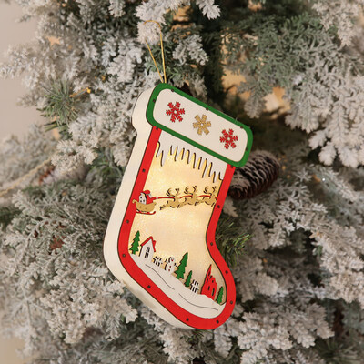 〖Follure〗Luminescent Beautiful Christmas Stocking Wooden Sock Luminescence Sock Gift
〖Follure〗Luminescent Beautiful Christmas Stocking Wooden Sock Luminescence Sock Gift