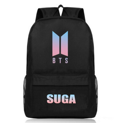 BTS Teenage Backpack Korean Bangtan Letter Print Boy Girl School Backpacks Black Travel Book Bag Laptop Backpack
BTS Teenage Backpack Korean Bangtan Letter Print Boy Girl School Backpacks Black Travel Book Bag Laptop Backpack