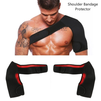 Basketball Badminton Tennis Left Right Shoulder Bandage Protector Brace Joint Pain Injury Shoulder Support Strap Training
Basketball Badminton Tennis Left Right Shoulder Bandage Protector Brace Joint Pain Injury Shoulder Support Strap Training