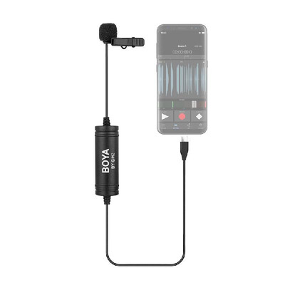 BOYA BY-DM2 Omni-directional Digital Lavalier Microphone Clip-on Video Recording Mic with Type-C for Android Devices
BOYA BY-DM2 Omni-directional Digital Lavalier Microphone Clip-on Video Recording Mic with Type-C for Android Devices