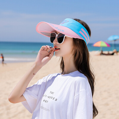 Hat girl summer Korean version of the sky top sun hat shade UV big along the sun hat cycling out of the sun hat
Hat girl summer Korean version of the sky top sun hat shade UV big along the sun hat cycling out of the sun hat