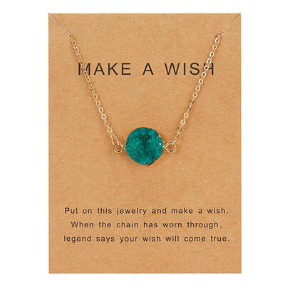 2019 Newest Natural Stone Resin Round Pendant Necklace Charm Gold Chain Necklace for Women Fashion Jewelry Collares Dropshipping
2019 Newest Natural Stone Resin Round Pendant Necklace Charm Gold Chain Necklace for Women Fashion Jewelry Collares Dropshipping