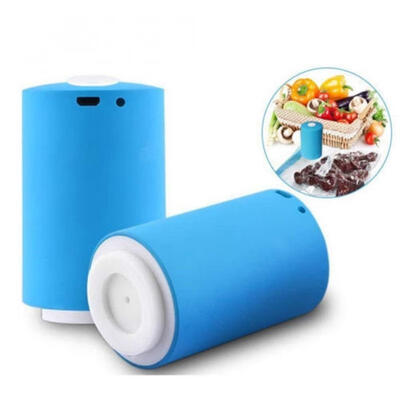 Olygus Mini Vacuum Sealer Automatic Cordless Kit with 5 Reusable Zipper Bags for Kitchen Food Storage - Blue
Olygus Mini Vacuum Sealer Automatic Cordless Kit with 5 Reusable Zipper Bags for Kitchen Food Storage - Blue