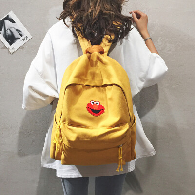 School bag Korean high school students ins wind shoulder bag female 2019 new fashion large capacity trend cartoon backpack
School bag Korean high school students ins wind shoulder bag female 2019 new fashion large capacity trend cartoon backpack