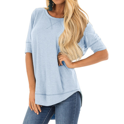 Nomeni Women Plus Size Casual Short Sleeve Stitched Detail Blouses Splice Shirts Tops
Nomeni Women Plus Size Casual Short Sleeve Stitched Detail Blouses Splice Shirts Tops