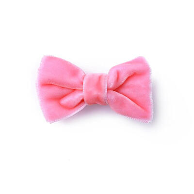 Cute Girls Bowknot Hairpin Hairclips Velvet Barrette Hair Clip Headwear