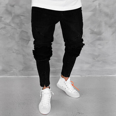 Gobestart Mens Fashion Denim Cotton Straight Hole Trouser Distressed Jeans Long Pant
Gobestart Mens Fashion Denim Cotton Straight Hole Trouser Distressed Jeans Long Pant
