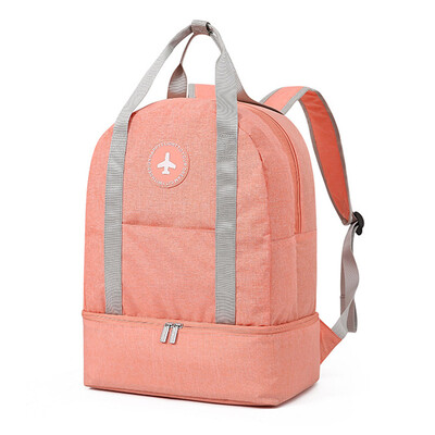 Waterproof Oxford Cationic Wet-Dry Separation Bag Travel Storage Backpack