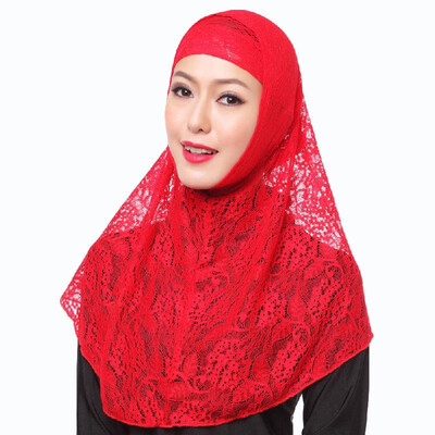New Fashion Full Cover Muslim Hijab Two Piece Set Lace Solid Islamic Turban Cap Beanies
New Fashion Full Cover Muslim Hijab Two Piece Set Lace Solid Islamic Turban Cap Beanies