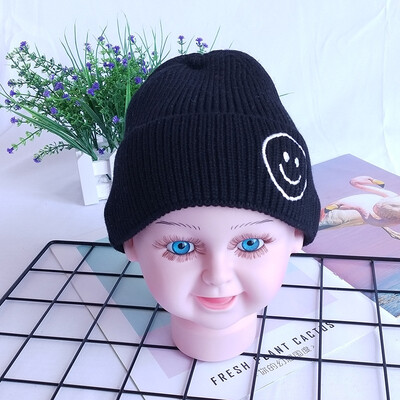 Childrens wool hats Korea autumn&winter new warm smiling face knit cap head cap boys&girls baby hat candy
Childrens wool hats Korea autumn&winter new warm smiling face knit cap head cap boys&girls baby hat candy