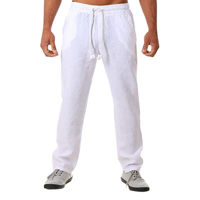 Gobestart Mens Summer New Style Simple And Fashionable Solid Cotton And Linen Trousers
Gobestart Mens Summer New Style Simple And Fashionable Solid Cotton And Linen Trousers