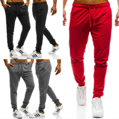 Mens Slim Fit Tracksuit Sport Gym Skinny Jogging Joggers Sweat Pants Trousers
Mens Slim Fit Tracksuit Sport Gym Skinny Jogging Joggers Sweat Pants Trousers