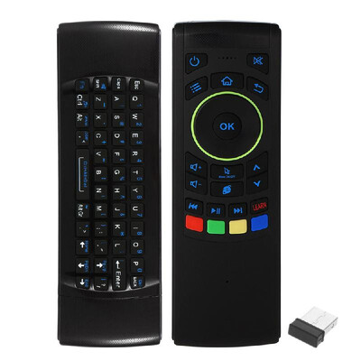 24G 6-Axis Air Mouse Wireless Keyboard Remote Control 6-Axis Sensor with Infrared Remote Learning for MINI PC Smart TV Android TV
24G 6-Axis Air Mouse Wireless Keyboard Remote Control 6-Axis Sensor with Infrared Remote Learning for MINI PC Smart TV Android TV