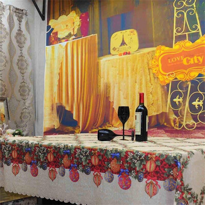 Christmas Table Cloth Home Dining Table Dust Waterproof Cover Christmas Decoration Able Cover Party Supplies 180cm 150cm
Christmas Table Cloth Home Dining Table Dust Waterproof Cover Christmas Decoration Able Cover Party Supplies 180cm 150cm