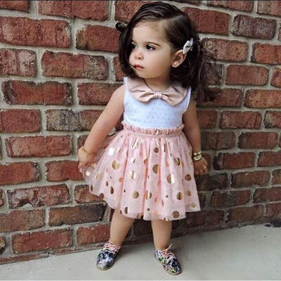 Summer Toddler Infant Kids Girls Polka Dot Sequins Tulle Party Dress Sundress Clothes
Summer Toddler Infant Kids Girls Polka Dot Sequins Tulle Party Dress Sundress Clothes