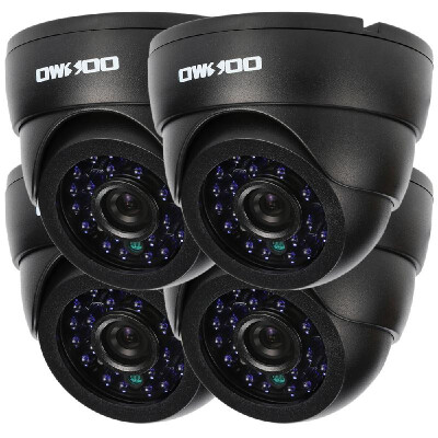 OWSOO 800TVL CCTV Security Surveillance Kit 4Indoor Camera 460ft Cable 36mm 24LEDs IR-CUT Night View Plug&Play Power Plu
OWSOO 800TVL CCTV Security Surveillance Kit 4Indoor Camera 460ft Cable 36mm 24LEDs IR-CUT Night View Plug&Play Power Plu