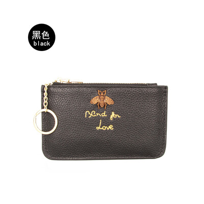 The first layer of cowhide Europe&the United States big ladies leather short paragraph purse zipper mini lychee with ring key
The first layer of cowhide Europe&the United States big ladies leather short paragraph purse zipper mini lychee with ring key