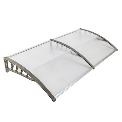 Zimtown 80" x 40" Outdoor Front Door Window Awning Patio Eaves Canopy PC Cover UV Rain Snow Protection-Silver & Gray
Zimtown 80" x 40" Outdoor Front Door Window Awning Patio Eaves Canopy PC Cover UV Rain Snow Protection-Silver & Gray