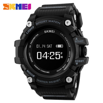 SKMEI Men Sports Watches Smart Digital Watch Bluetooth Pedometer Calorie Waterproof Fashion Wristwatches 1188
SKMEI Men Sports Watches Smart Digital Watch Bluetooth Pedometer Calorie Waterproof Fashion Wristwatches 1188