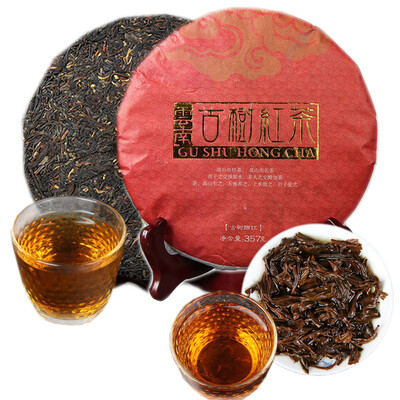 Chinese Yunnan DianHong Black Tea Cake Ancient Tree Red Tea Big Leaf Old Tea Health Green Food 357g
Chinese Yunnan DianHong Black Tea Cake Ancient Tree Red Tea Big Leaf Old Tea Health Green Food 357g