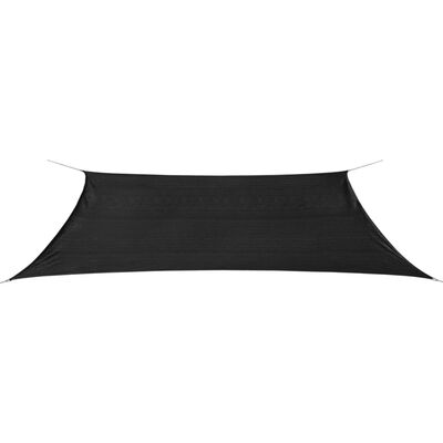 Sunshade Sail HDPE Rectangular 131x197 Anthracite