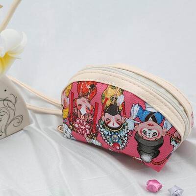 New Fashion Women Purse PU Leather Peking Opera Character Print Zipper Closure Coin Wallet
New Fashion Women Purse PU Leather Peking Opera Character Print Zipper Closure Coin Wallet