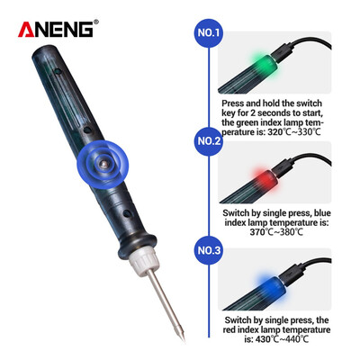 〖Follure〗Portable USB Soldering Iron Pen 5V 8W Mini Tip Button Switch Electric Powered
〖Follure〗Portable USB Soldering Iron Pen 5V 8W Mini Tip Button Switch Electric Powered