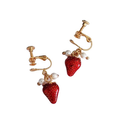Sweet Earrings Jewelry Cute Fruit Strawberry Dangle Earrings For Women Birthday Gift Cute Earrings Fashion Jewelry
Sweet Earrings Jewelry Cute Fruit Strawberry Dangle Earrings For Women Birthday Gift Cute Earrings Fashion Jewelry