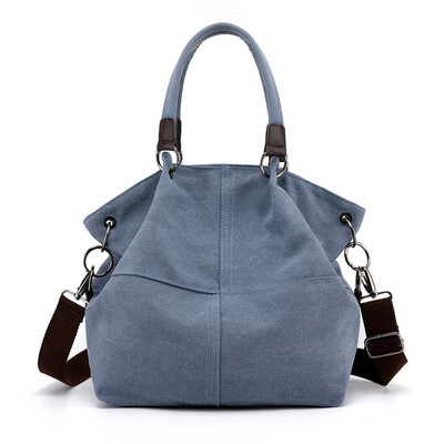 Small&fresh canvas bag tote bag simple&large-size commuter single-shoulder bag