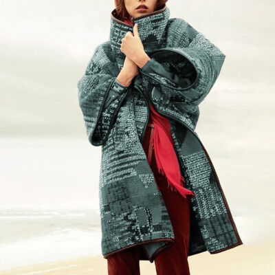 Toponeto Women Plus Size Lapel Long Sleeves Printing Woollen Cloth Cardigan Coat Jacket
Toponeto Women Plus Size Lapel Long Sleeves Printing Woollen Cloth Cardigan Coat Jacket