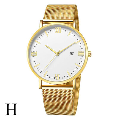 Gobestart Luxury Fashion Stainless Steel Mesh Belt Watch Mens Quartz Calendar Watches
Gobestart Luxury Fashion Stainless Steel Mesh Belt Watch Mens Quartz Calendar Watches