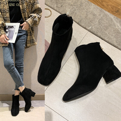 Net red thin boots increased autumn new England versatile thick with short tube with elastic socks
Net red thin boots increased autumn new England versatile thick with short tube with elastic socks