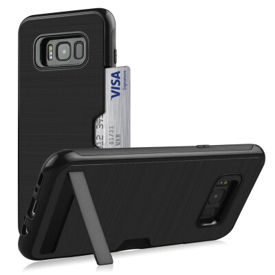 Hybrid Bumper Case Samsung Galaxy S8 S8 Plus Card Holder Stand Cover Samsung Galaxy S8 Plus s8plus SM-G955FD SM-G955F Armor Case
Hybrid Bumper Case Samsung Galaxy S8 S8 Plus Card Holder Stand Cover Samsung Galaxy S8 Plus s8plus SM-G955FD SM-G955F Armor Case