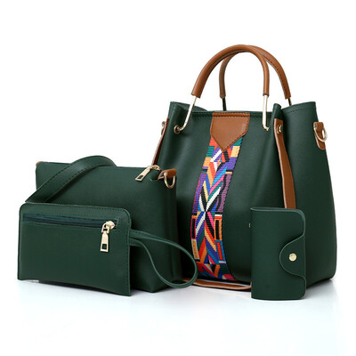 2018 Women Messenger Bags For Ladies Handbag Fashion Shoulder Bag Lady PU Leather Casual Female wristlets sac a main Set 4 Pcs
2018 Women Messenger Bags For Ladies Handbag Fashion Shoulder Bag Lady PU Leather Casual Female wristlets sac a main Set 4 Pcs