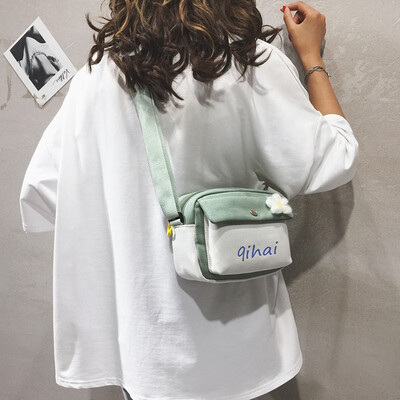 Ins Japanese Harajuku small bag female 2019 new Korean version of the wild single shoulder Messenger bag foreign girl canvas bag
Ins Japanese Harajuku small bag female 2019 new Korean version of the wild single shoulder Messenger bag foreign girl canvas bag