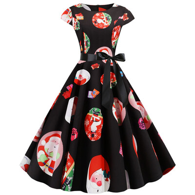Tailored Women Vintage Short Sleeve Christmas 1950s Housewife Evening Party Prom Dress
Tailored Women Vintage Short Sleeve Christmas 1950s Housewife Evening Party Prom Dress