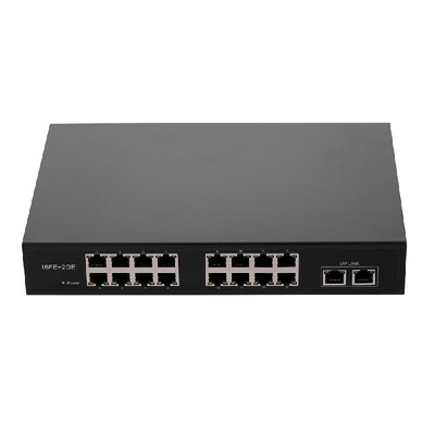 ZWD-162BZQN 16FE 2GE POE Switch with 16 POE Ports 2 Gigabit Uplink IEEE 8023af Standard POE Switch Power for IP Camera Wireles
ZWD-162BZQN 16FE 2GE POE Switch with 16 POE Ports 2 Gigabit Uplink IEEE 8023af Standard POE Switch Power for IP Camera Wireles