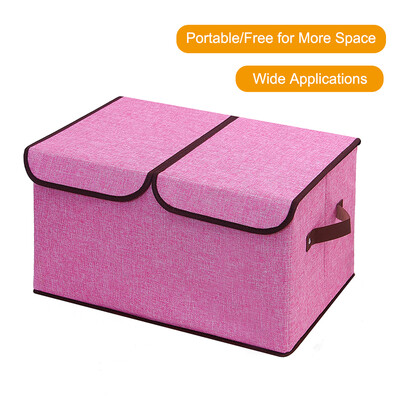 Double-Cover Dual Cap Storage Box Cotton And Linen Receipt Boxes Clothes Stuffed Animals Toys Office Supplies Organizer Bin Saving
Double-Cover Dual Cap Storage Box Cotton And Linen Receipt Boxes Clothes Stuffed Animals Toys Office Supplies Organizer Bin Saving