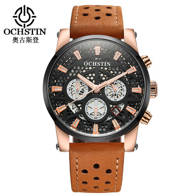 Augustus OCHSTIN multi-function three-eye calendar multi-function leather mens watch mens watch
Augustus OCHSTIN multi-function three-eye calendar multi-function leather mens watch mens watch