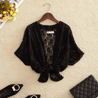 Womens Solid Lace Hollow Out Blouse Kimono Cardigan Lace Up Short Sleeve Summer Shirt Cover Up Beach Blouse Plus Size
Womens Solid Lace Hollow Out Blouse Kimono Cardigan Lace Up Short Sleeve Summer Shirt Cover Up Beach Blouse Plus Size