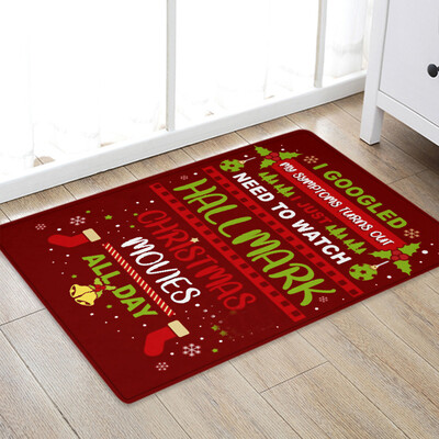 Gobestart Christmas Carpet Kitchen Doorway Bathroom Floor Carpet Floor Mat Print 50x80cm
Gobestart Christmas Carpet Kitchen Doorway Bathroom Floor Carpet Floor Mat Print 50x80cm