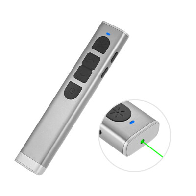 Rechargeable Powerpoint Presenter PPT Clicker Flip Pen Green Pointer with USB Receiver USB Cable 70 Meters 24GHz Wireless Remote
Rechargeable Powerpoint Presenter PPT Clicker Flip Pen Green Pointer with USB Receiver USB Cable 70 Meters 24GHz Wireless Remote