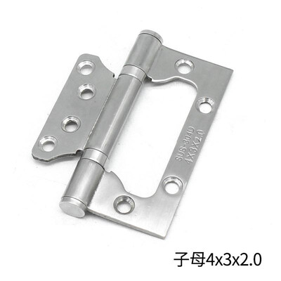 Jinrongda stainless steel mother-in-law hinge 4 inch bathroom room door mother hinge thickening mute flat hinge 433 child hinge
Jinrongda stainless steel mother-in-law hinge 4 inch bathroom room door mother hinge thickening mute flat hinge 433 child hinge