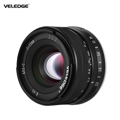 VELEDGE 35mm F12 Super High Resolution Large Aperture Standard Camera Prime Lens Lightweight MF Manual Focus Lens 025m Closest
VELEDGE 35mm F12 Super High Resolution Large Aperture Standard Camera Prime Lens Lightweight MF Manual Focus Lens 025m Closest